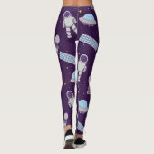Happy in Space-Leggings Leggings (Achterkant)
