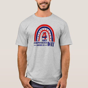 Happy Independence dag USA 4 juli in de VS T-shirt