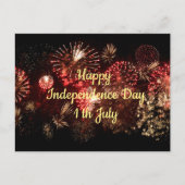 Happy Independence Day 1 juli Briefkaart (Voorkant)