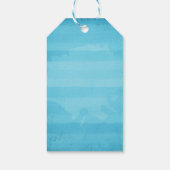 Happy Independence Day American Flag Illustration Cadeaulabel (Achterkant)