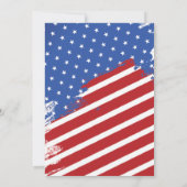 Happy Independence Day Amerika Kaart (Achterkant)