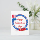 Happy Independence Day Briefkaart (Staand voorkant)