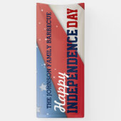Happy Independence Day op 4 juli Spandoek (Verticaal)