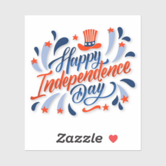 Happy Independence Day Sticker