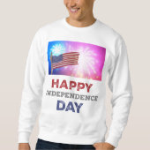 Happy Independence Day Vuurwerk Trui (Voorkant)