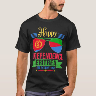 Happy Independence Eritrea, Eritrese vlagpremier T-shirt