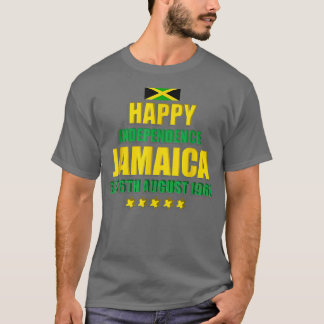 Happy Independence Jamaica, 6 augustus 1962, J T-shirt