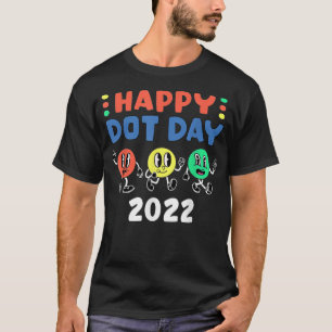 Happy International Dot Day 2022 Polka Dot Kinder T-shirt