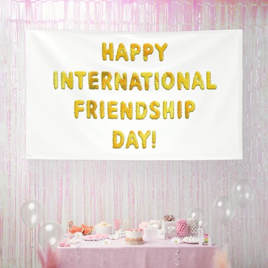 Happy International Spandoek (Feest)