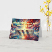 Happy International Woman Day Kaart (Gele Bloem)