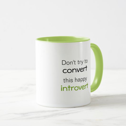Happy Introvert Mok (Voorkant rechts)