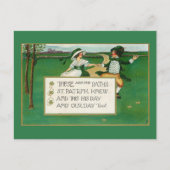 Happy Irish Children St. Patrick's Day Briefkaart (Voorkant)