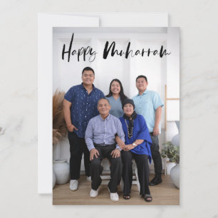 Happy Islamic New Year (Muharram)-fotokaart Feestdagenkaart