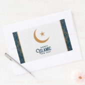Happy Islamic New Year Rechthoekige Sticker (Envelop)