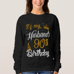 Happy It's My Husband's 90th Birthday 1935 90 jaar Trui