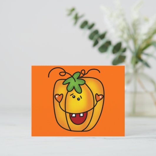 Happy Jack O Lantern Tshirts en Gifts Briefkaart (Staand voorkant)
