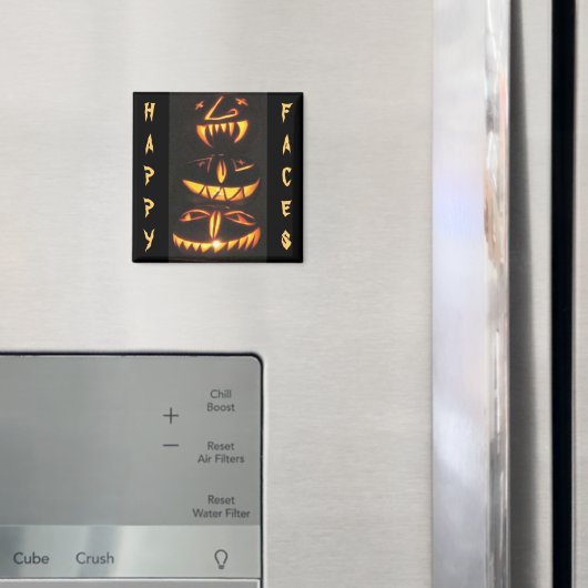 Happy Jack o'Lantern Faces Magneet (Insitu (Koelkast))