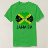 Happy Jamaica 60th Independence Day Lips Jamaican T-shirt (Design voorkant)