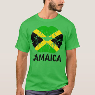 Happy Jamaica 60th Independence Day Lips Jamaican T-shirt
