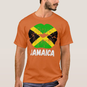 Happy Jamaica 60th Independence Day Lips Jamaican T-shirt
