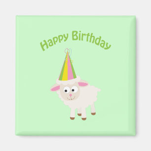 Happy jarig lampje magneet