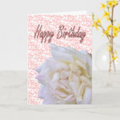 happy jarig verticale kaart (Gele Bloem)