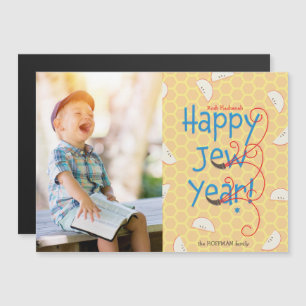 Happy Jew Year Rosh Hashanah-fotokaart