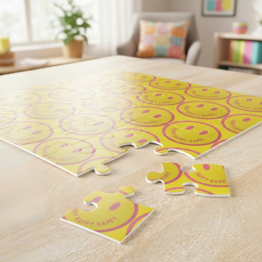 Happy Jigsaw Puzzle Legpuzzel