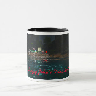 Happy John's Dino Boat Tasse Mok