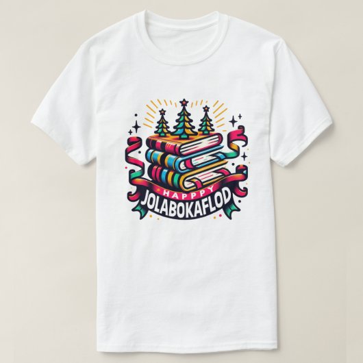 Happy Jolabokaflod T-shirt (Design voorkant)