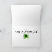 Happy Jour de la Saint Patrick - drôle de carte (Intérieur)