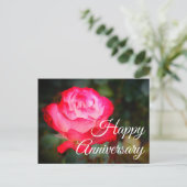 Happy Jubileum Cherry Parfait Roos #3 Briefkaart (Staand voorkant)