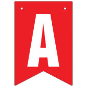 HAPPY JUBILEUM DECOR, ROOD + WIT VLAGGETJES (Tweede vlag)