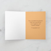 Happy Jubileum Lighthouse Sunset gepersonaliseerd Kaart (Binnen)