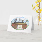 Happy Jubileum Mice Kaart (Gele Bloem)