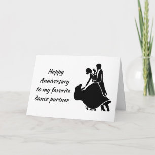 HAPPY **JUBILEUM** MIJN FAVORIETE DANSPARTNER KAART
