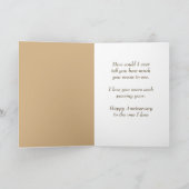 Happy Jubileum One Ik hou van Humor Deer Kaart (Binnen)