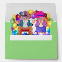 Happy Jubileum Oudere Grootouders Enveloppen