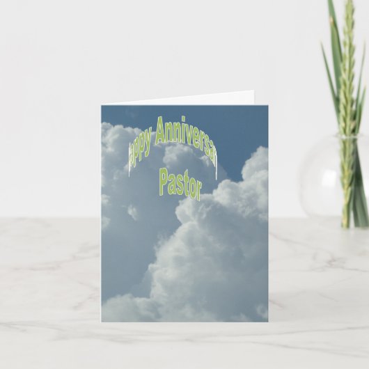 Happy Jubileum Pastot Kaart (Voorkant)