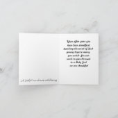 Happy Jubileum Pastot Kaart (Binnen)