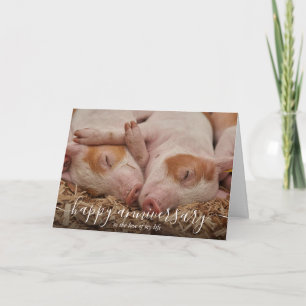 Happy Jubileum Pig Custom Kaart