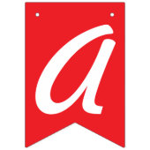 HAPPY JUBILEUM, ROOD + WIT VLAGGETJES (Tweede vlag)