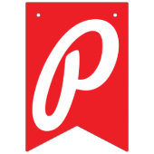 HAPPY JUBILEUM, ROOD + WIT VLAGGETJES (Derde vlag)