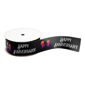 Happy Jubileum Satin Ribbon Grosgrain Lint (Spoel)