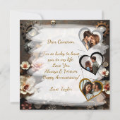 Happy Jubileum Steampunk Thema Kaart (Achterkant)