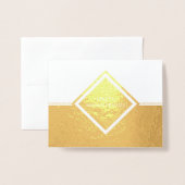 Happy Jubileum Stripes Folie Kaarten (Met envelop)