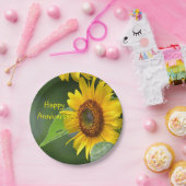 Happy Jubileum Sunflower Paper Bord (Feest)