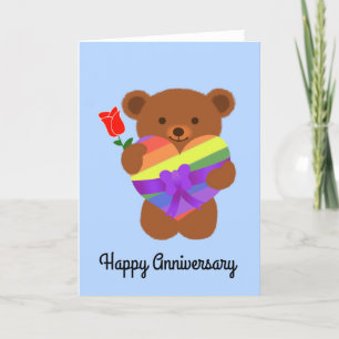 Happy Jubileum Teddy Bear #2 Kaart