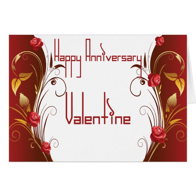 Happy Jubileum Valentijn (Voorkant Horizontaal)