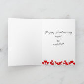 *HAPPY JUBILEUM* WANNA CUDDLE? KAART (Binnen)